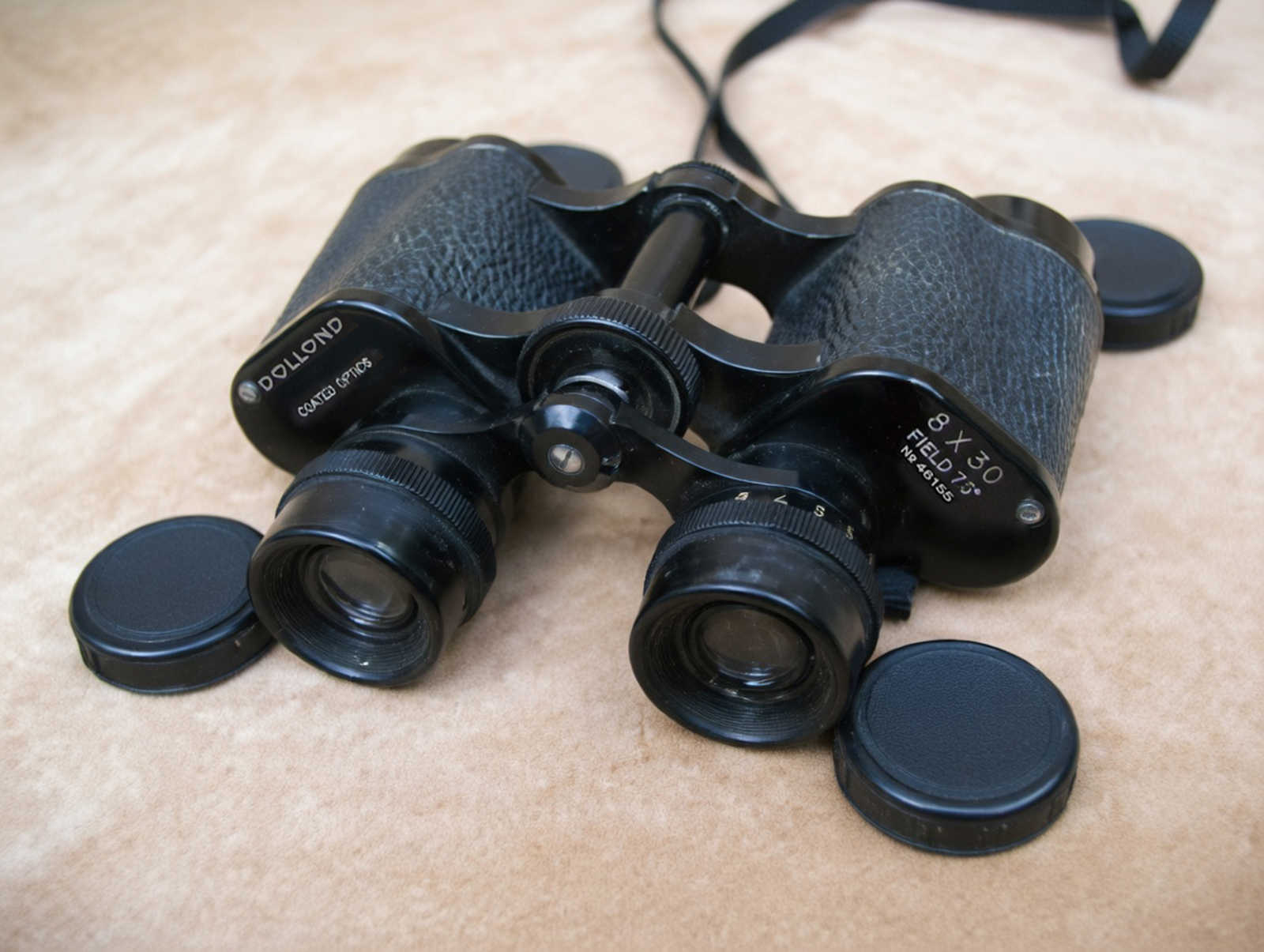 Vintage Dollond 8 x 30  binoculars with leather case